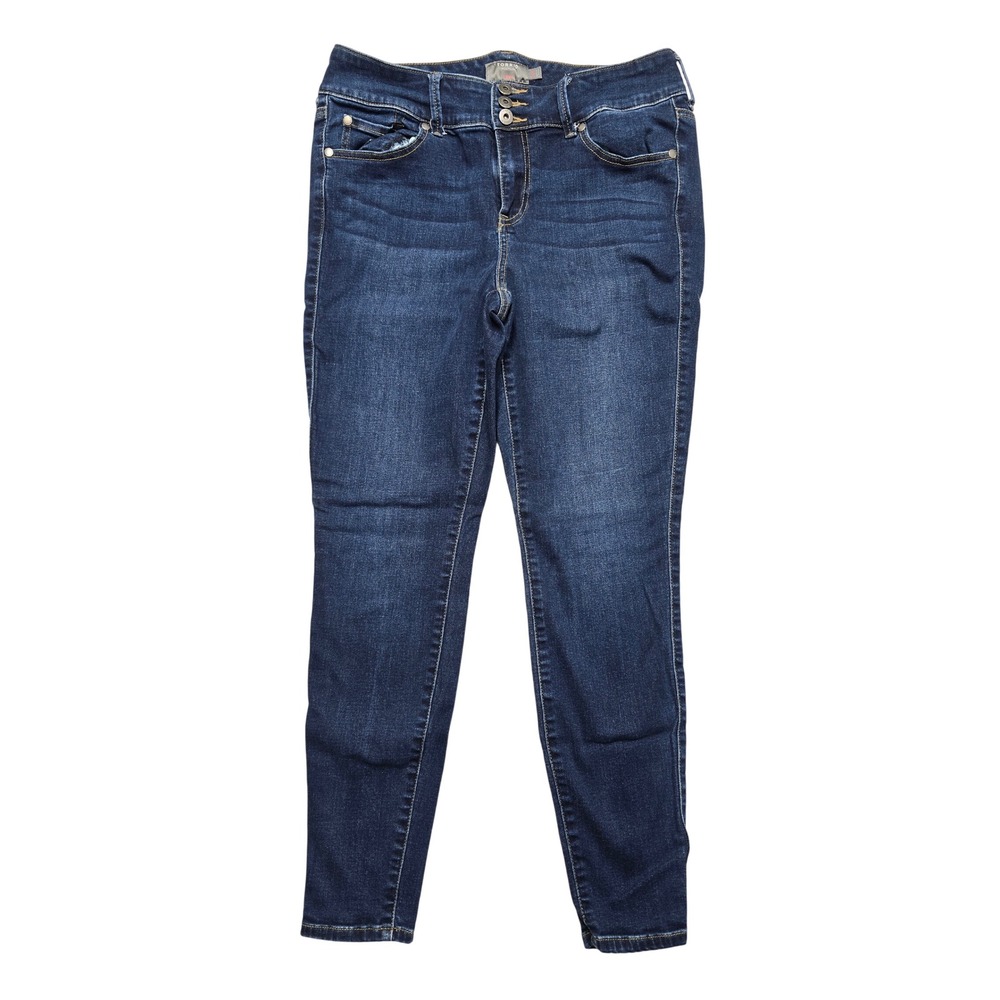 Torrid Super Soft Jegging Triple Button Dark Wash Skinny Jeans Blue Womens 14R